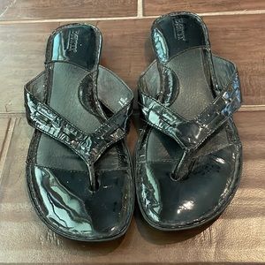 Black Born flip flops